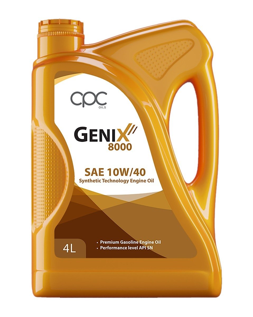 زيت محرك بنزين genix 8000 (10w-40) - CPC